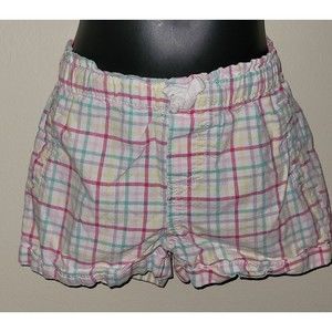Girls Circo Size 3T Multicolor Plaid Shorts